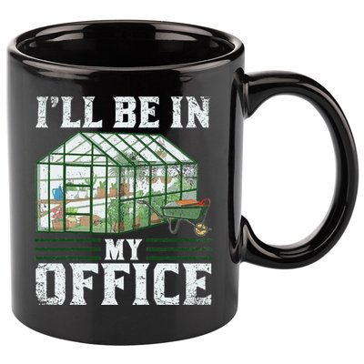 Funny Greenhouse Gardening Garden Plants Lover 11oz C Handle Ceramic Mug