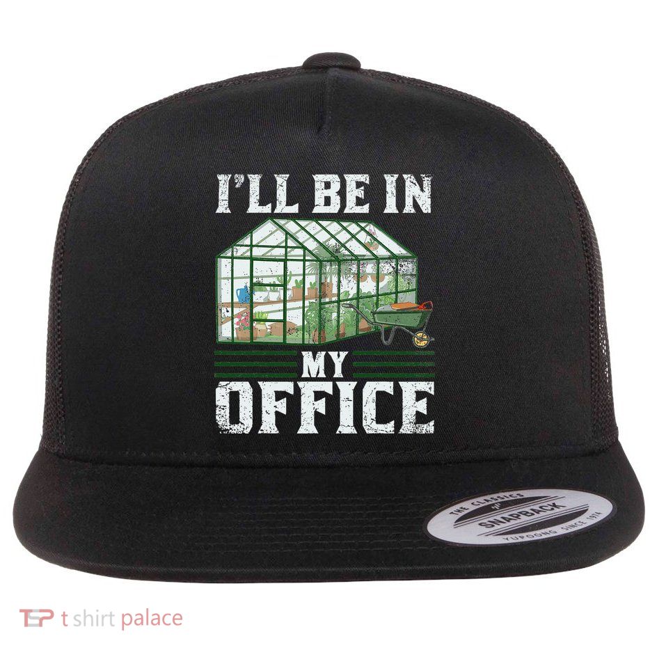 Funny Greenhouse Gardening Garden Plants Lover Flatbill Hat