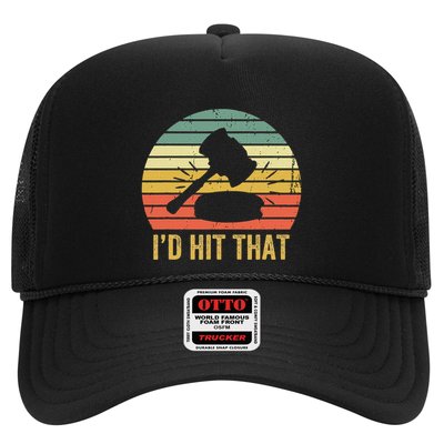 Funny Gavel Gift For Courtroom Judge Vintage Law Retro Trucker Hat