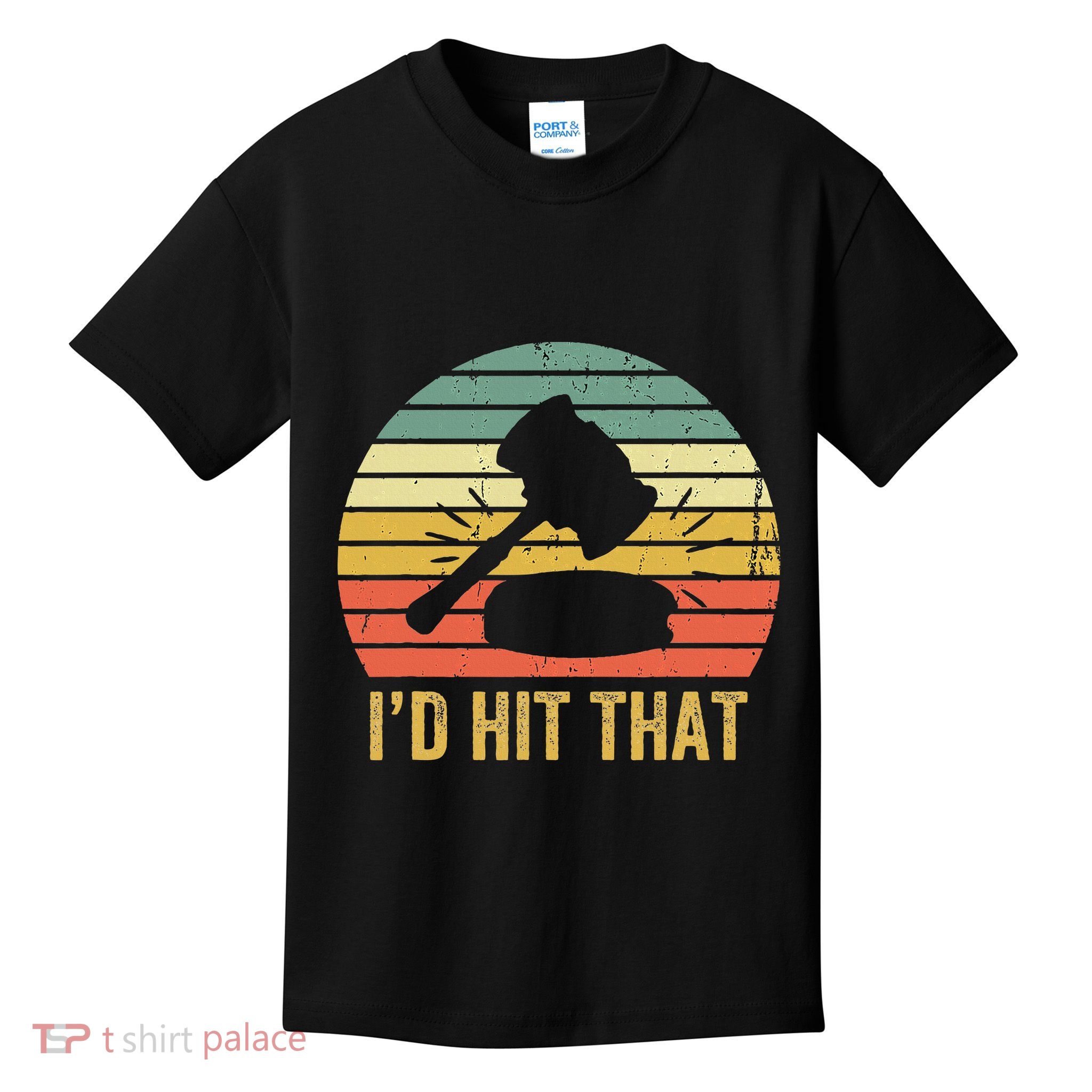 Funny Gavel Gift For Courtroom Judge Vintage Law Retro Kids T-Shirt