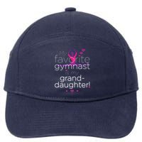 Favorite Gymnast Grandma For Women Gymnastics Grandma 7-Panel Snapback Hat