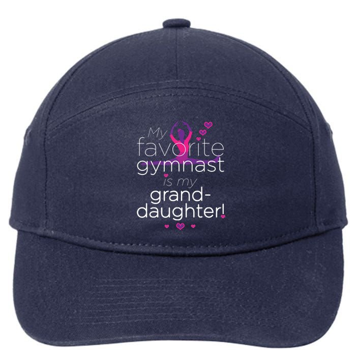 Favorite Gymnast Grandma For Women Gymnastics Grandma 7-Panel Snapback Hat