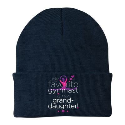 Favorite Gymnast Grandma For Women Gymnastics Grandma Knit Cap Winter Beanie