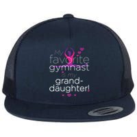 Favorite Gymnast Grandma For Women Gymnastics Grandma Flat Bill Trucker Hat