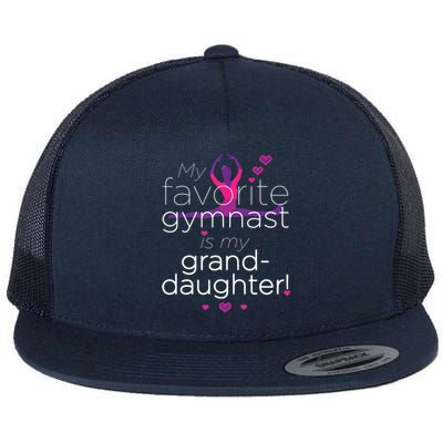 Favorite Gymnast Grandma For Women Gymnastics Grandma Flat Bill Trucker Hat