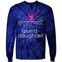 Favorite Gymnast Grandma For Women Gymnastics Grandma Tie-Dye Long Sleeve Shirt