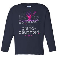 Favorite Gymnast Grandma For Women Gymnastics Grandma Toddler Long Sleeve Shirt