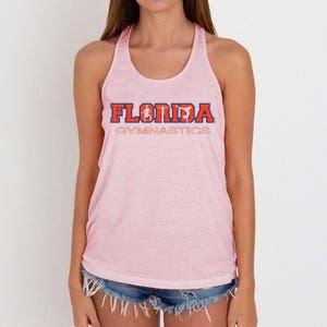 Florida Gymnastics Girl Tumbling Gear Gymnast Aerobic Dance Women's Knotted Racerback Tank