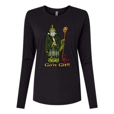 Funny GoN Git St Patrick Womens Cotton Relaxed Long Sleeve T-Shirt