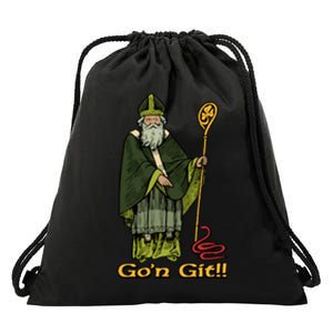 Funny GoN Git St Patrick Drawstring Bag