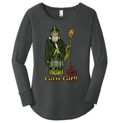 Funny GoN Git St Patrick Women's Perfect Tri Tunic Long Sleeve Shirt