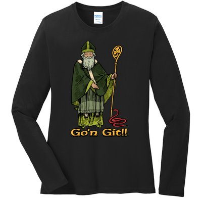 Funny GoN Git St Patrick Ladies Long Sleeve Shirt