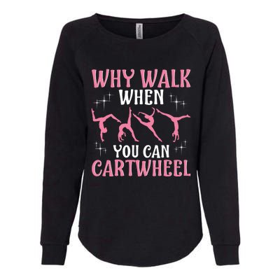 Funny Gymnastics Gymnast Gift For Girl Women Cool Cartwheel Womens California Wash Sweatshirt