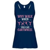 Funny Gymnastics Gymnast Gift For Girl Women Cool Cartwheel Ladies Essential Flowy Tank