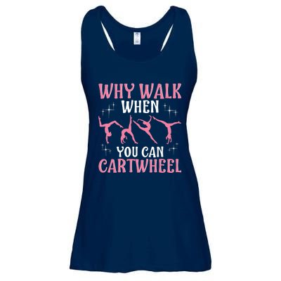 Funny Gymnastics Gymnast Gift For Girl Women Cool Cartwheel Ladies Essential Flowy Tank