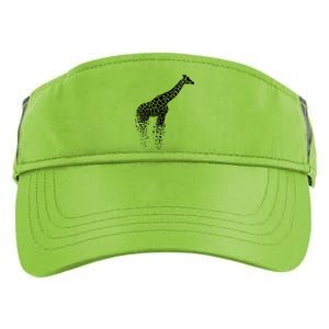 Funny Giraffe Gift Zoo Animal Giraffe Lover Gift Giraffe Print Gift Adult Drive Performance Visor