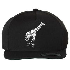 Funny Giraffe Gift Zoo Animal Giraffe Lover Gift Giraffe Print Gift Wool Snapback Cap