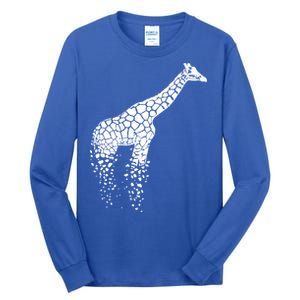 Funny Giraffe Gift Zoo Animal Giraffe Lover Gift Giraffe Print Gift Tall Long Sleeve T-Shirt