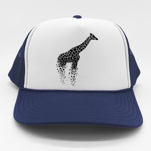 Funny Giraffe Gift Zoo Animal Giraffe Lover Gift Giraffe Print Gift Trucker Hat