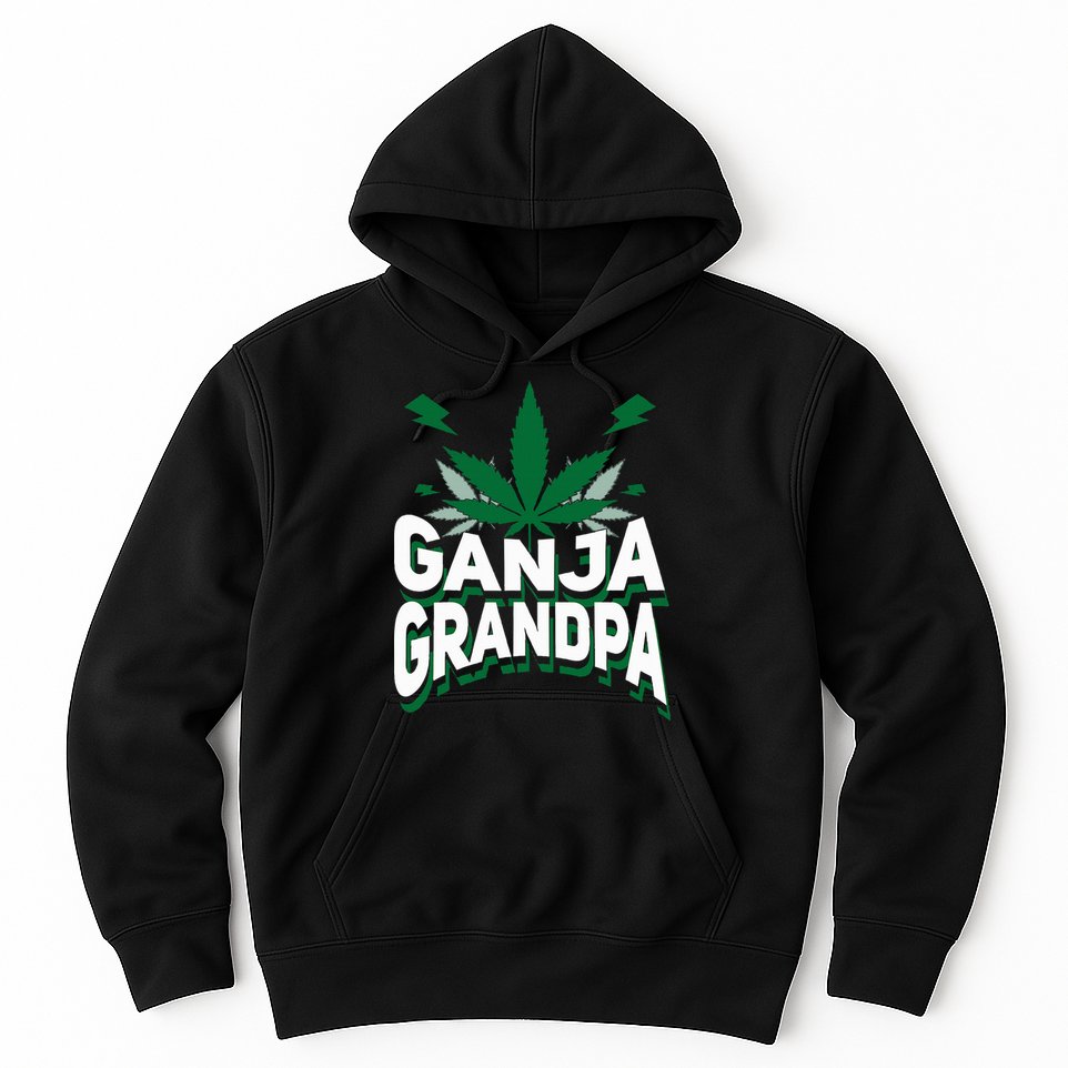 Funny Ganja Grandpa Weed Marijuana Hoodie