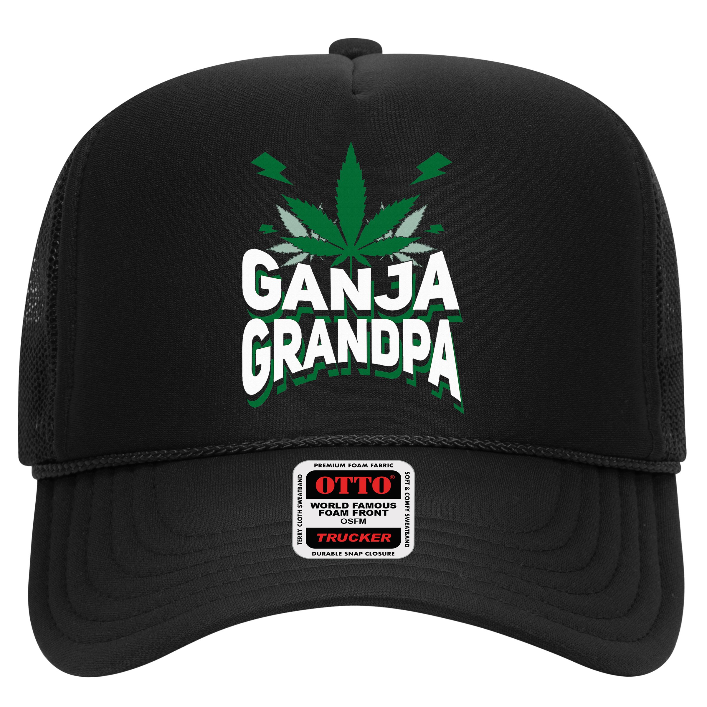 Funny Ganja Grandpa Weed Marijuana Hat