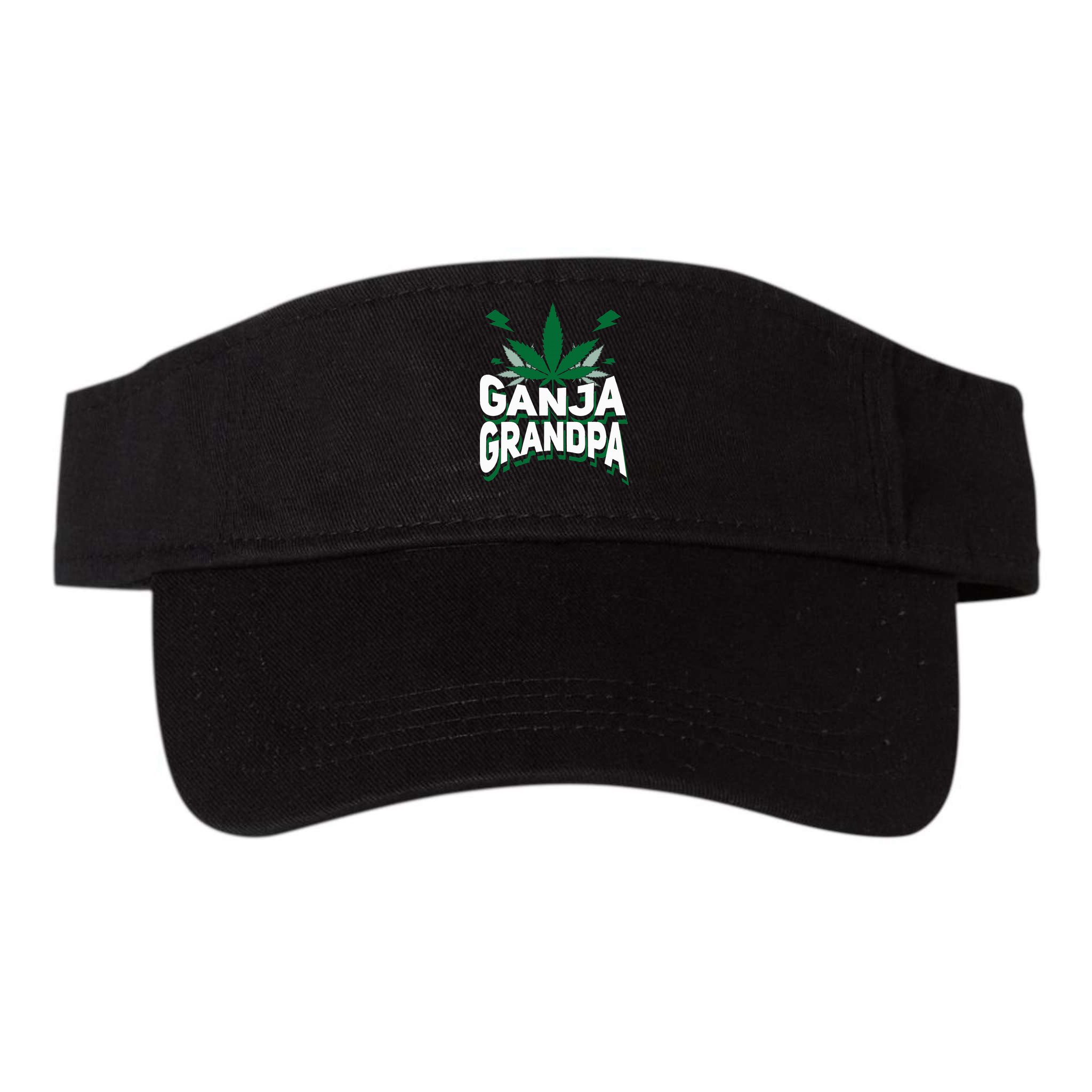 Funny Ganja Grandpa Weed Marijuana Visor