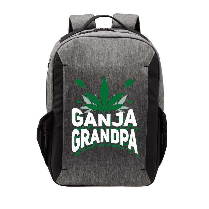 Funny Ganja Grandpa Weed Marijuana Vector Backpack