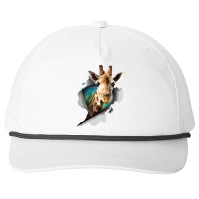 Funny Giraffe, Giraffe Lover Snapback Five-Panel Rope Hat