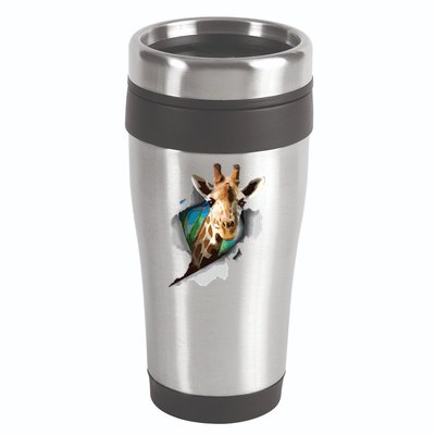 Funny Giraffe, Giraffe Lover 16oz Travel Tumbler