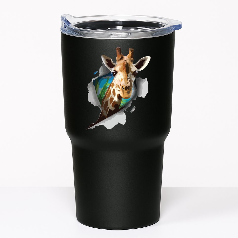 Funny Giraffe, Giraffe Lover Tumbler