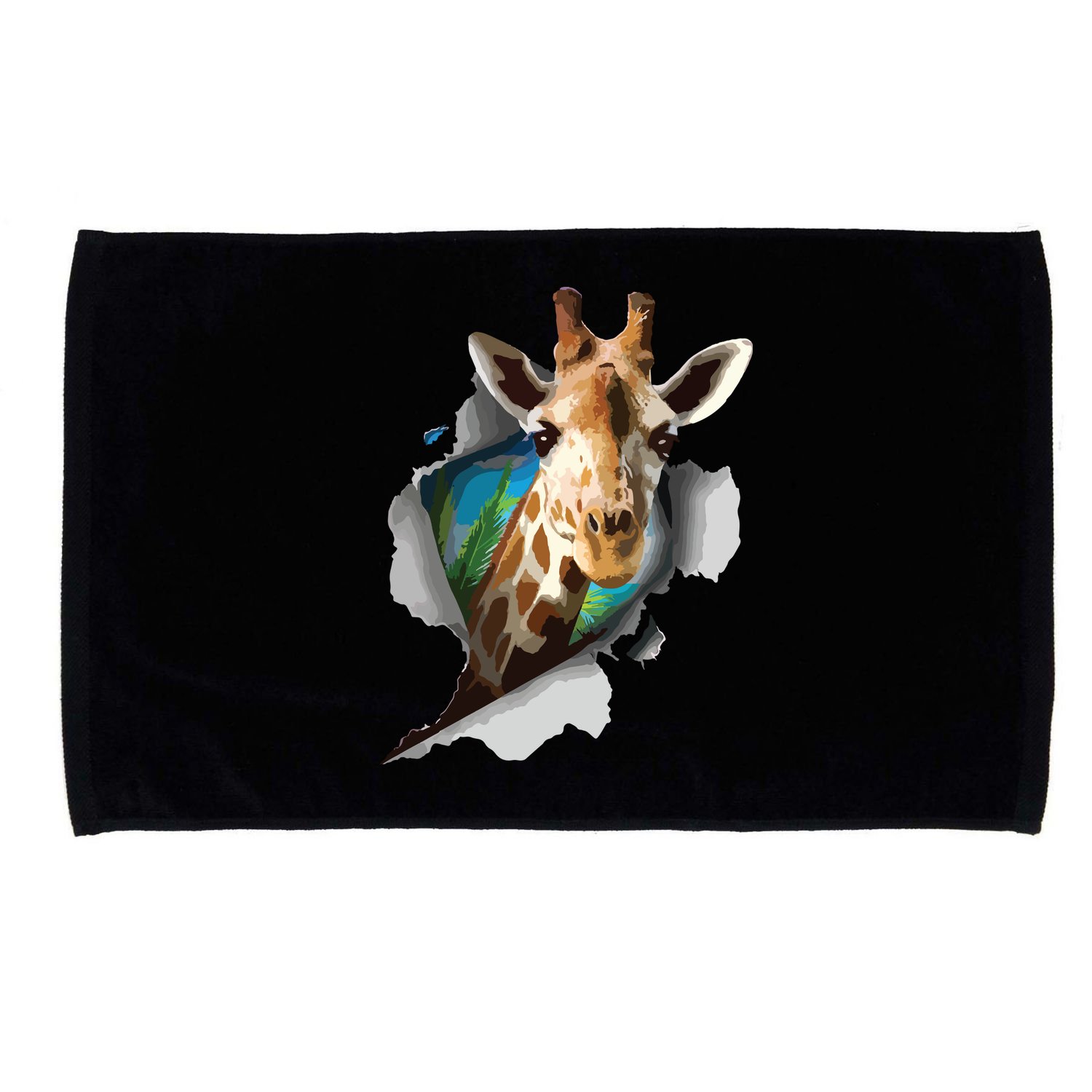 Funny Giraffe, Giraffe Lover Microfiber Hand Towel