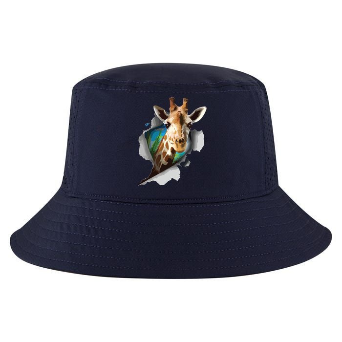 Funny Giraffe, Giraffe Lover Cool Comfort Performance Bucket Hat