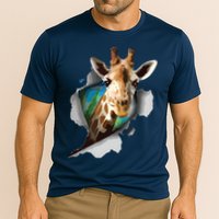 Funny Giraffe, Giraffe Lover Cooling Performance Crew T-Shirt