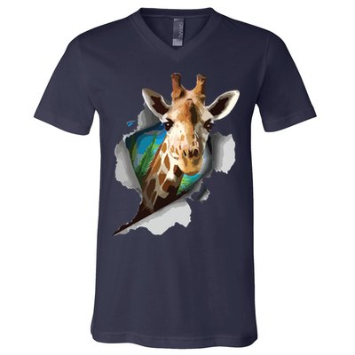 Funny Giraffe, Giraffe Lover V-Neck T-Shirt