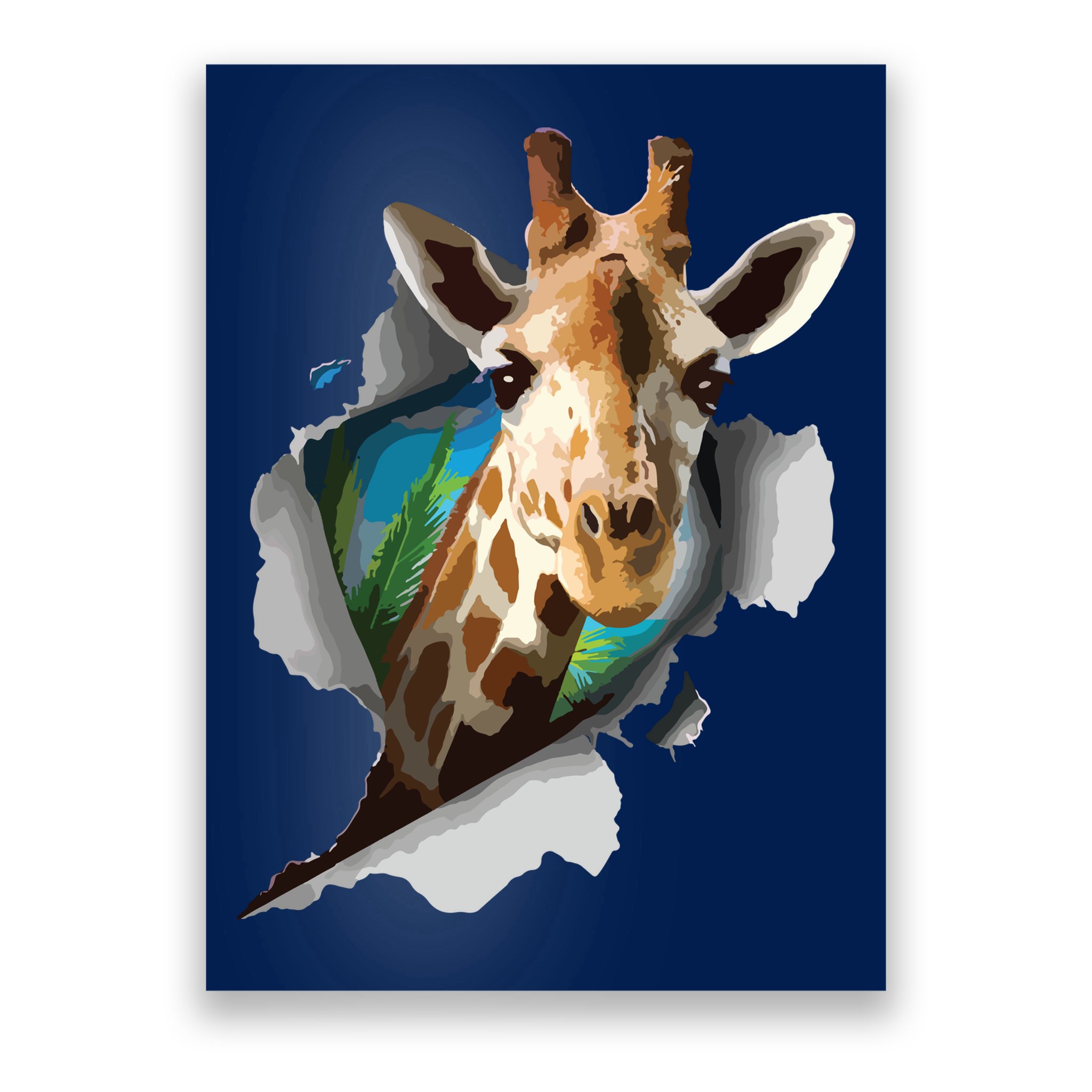 Funny Giraffe, Giraffe Lover Poster
