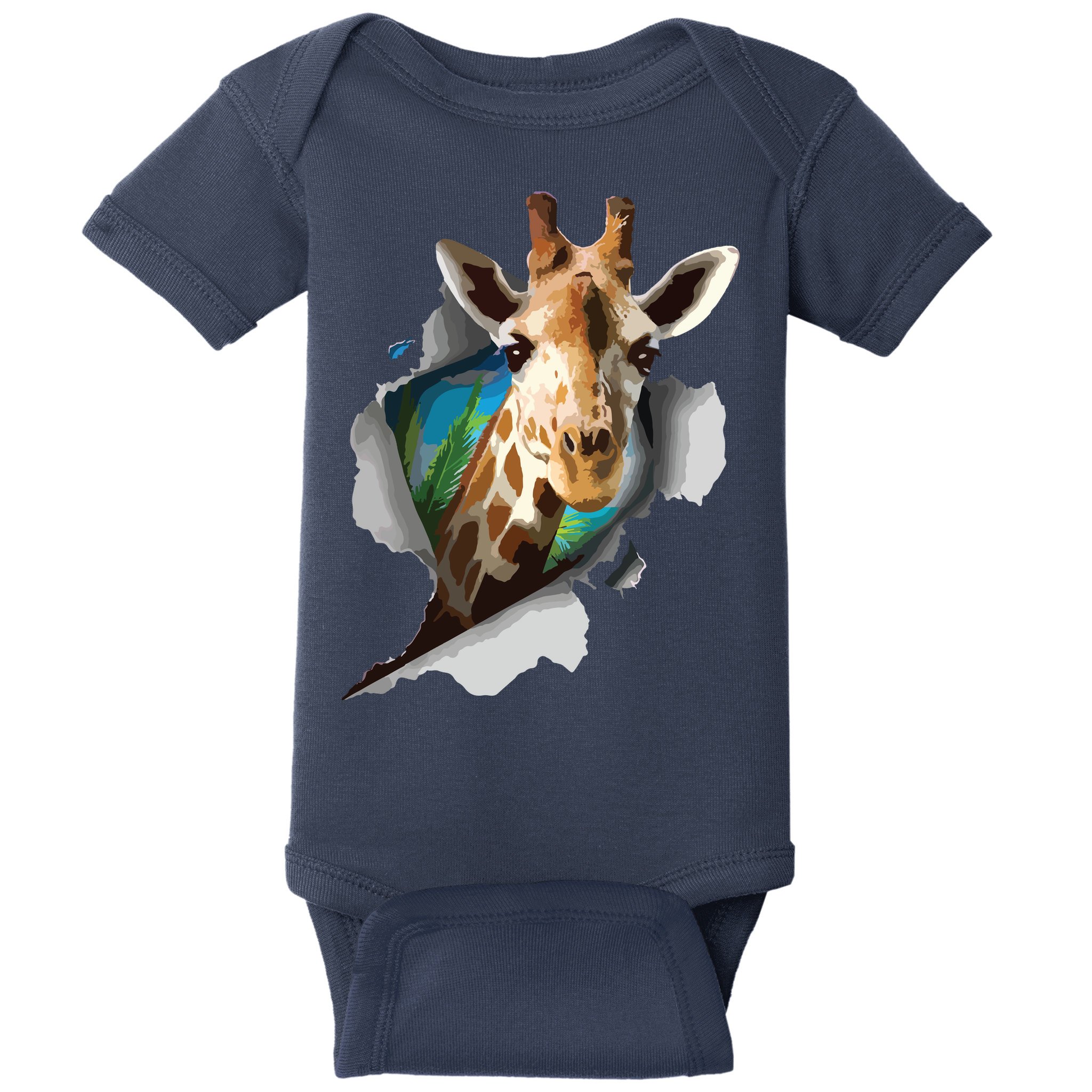 Funny Giraffe, Giraffe Lover Baby Bodysuit