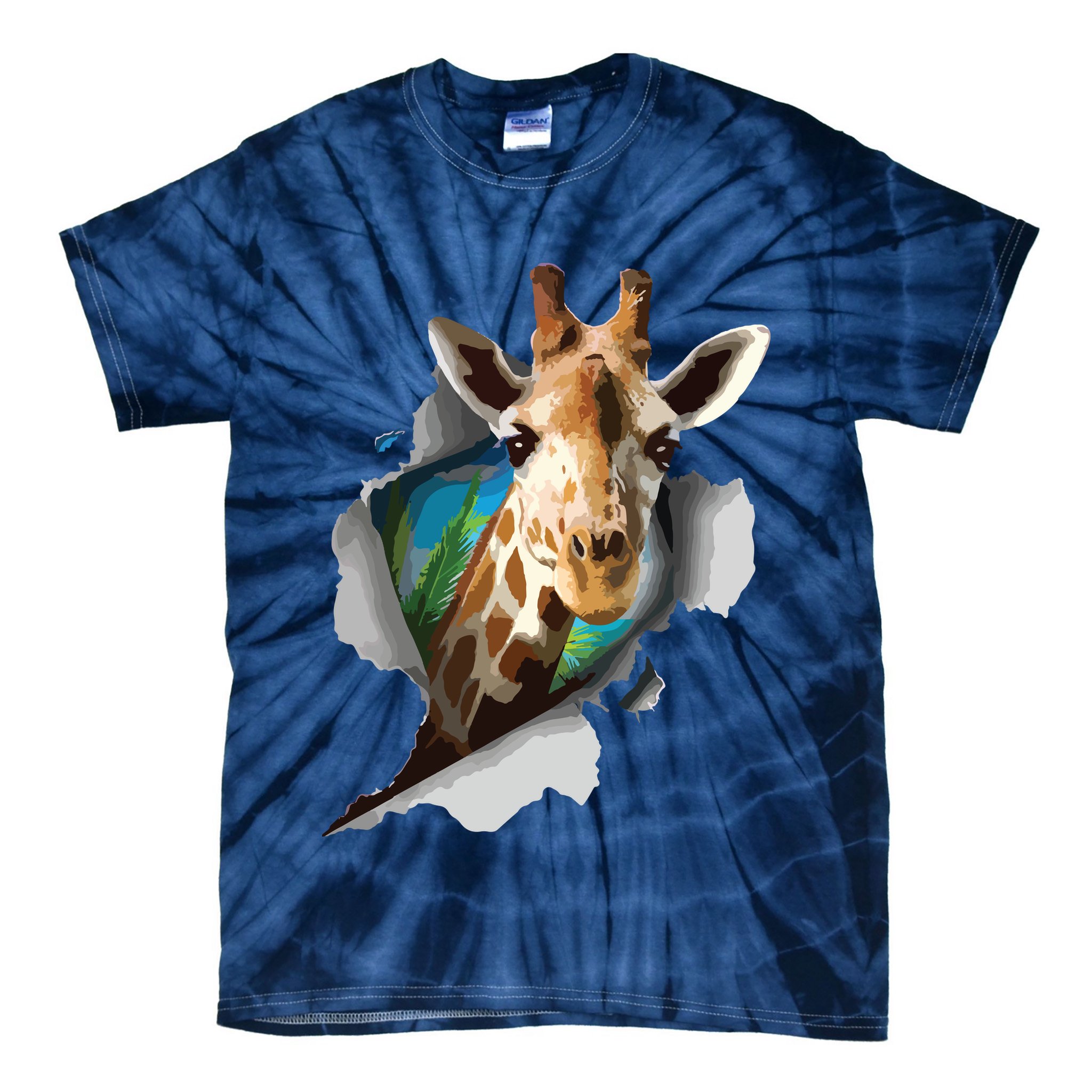 Funny Giraffe, Giraffe Lover Tie-Dye T-Shirt