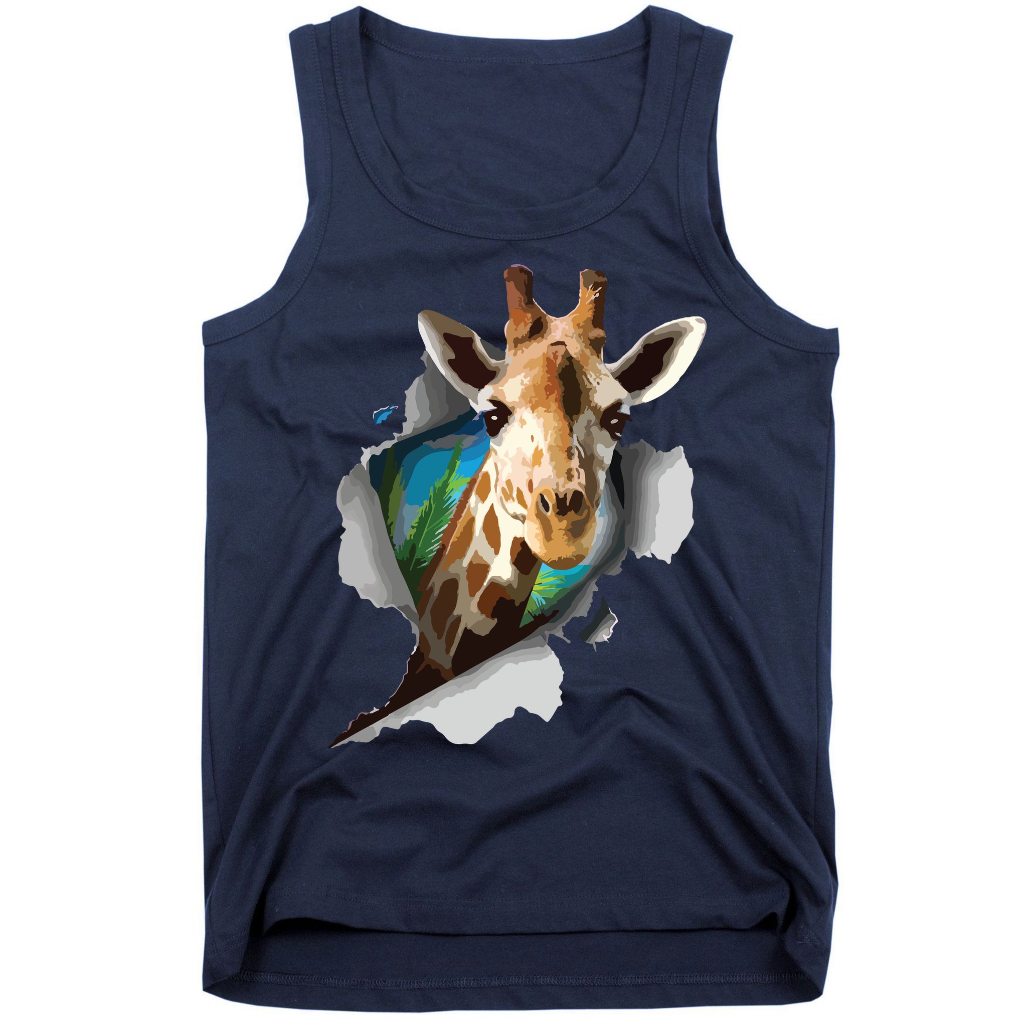 Funny Giraffe, Giraffe Lover Tank Top