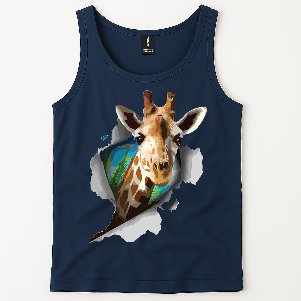 Funny Giraffe, Giraffe Lover Tank Top