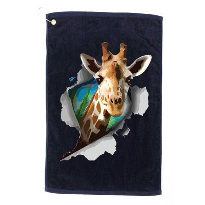 Funny Giraffe, Giraffe Lover Golf Towel