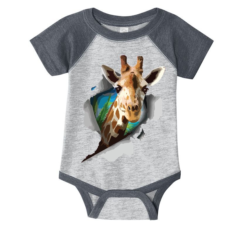 Funny Giraffe, Giraffe Lover Infant Baby Jersey Bodysuit