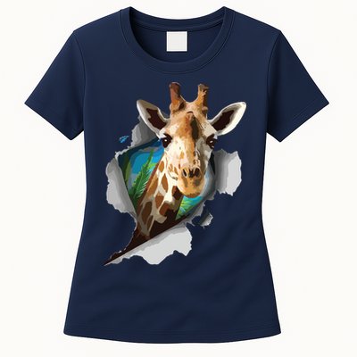 Funny Giraffe, Giraffe Lover Womens T-Shirt