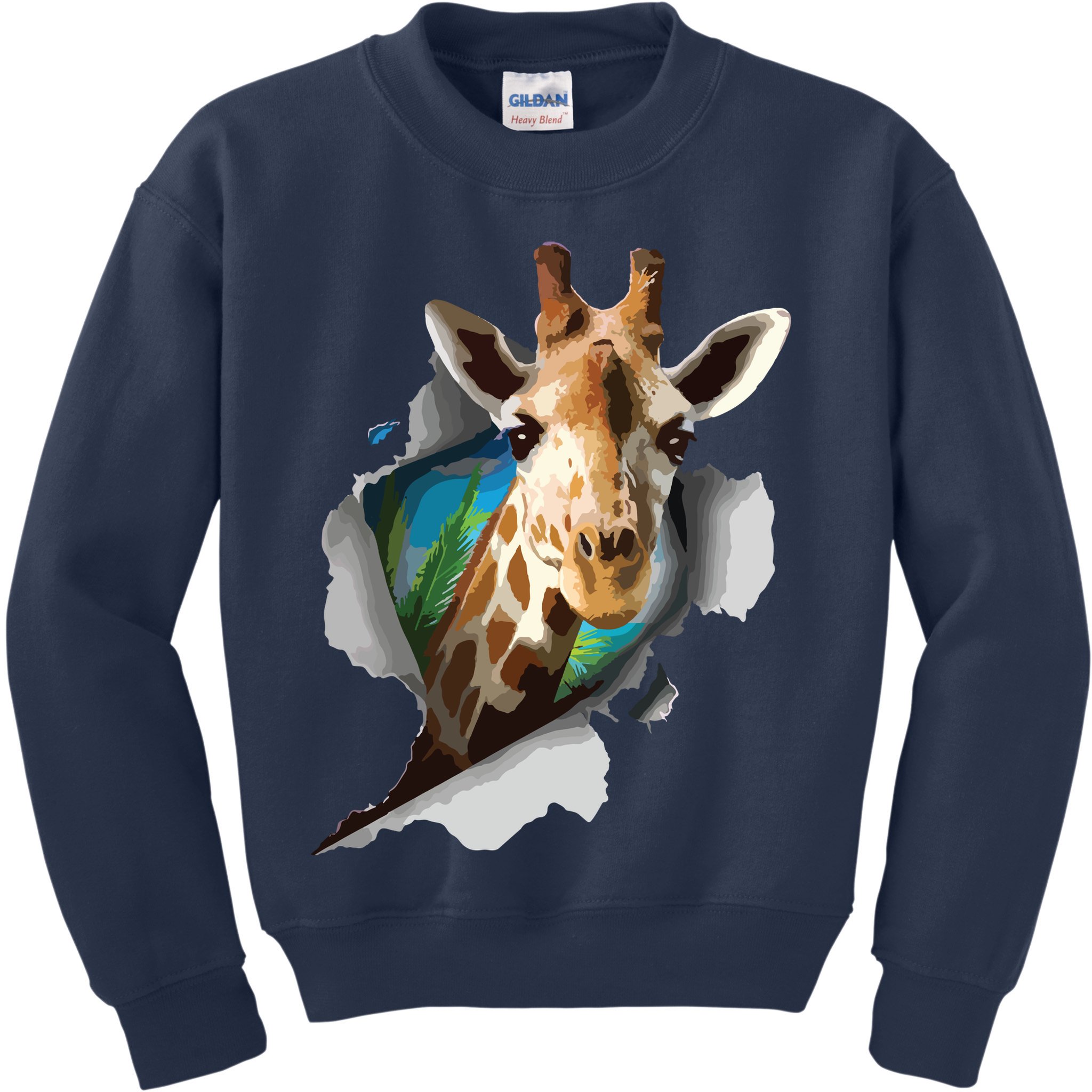 Funny Giraffe, Giraffe Lover Kids Sweatshirt