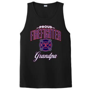 Firefighter Grandpa Gift PosiCharge Competitor Tank