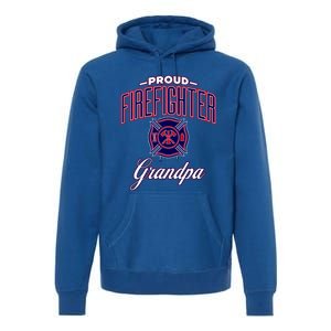 Firefighter Grandpa Gift Premium Hoodie