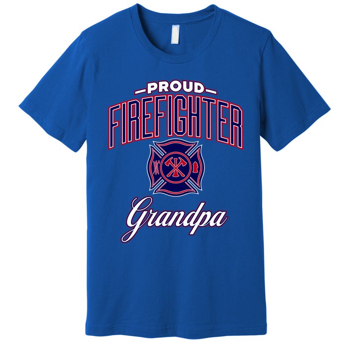 Firefighter Grandpa Gift Premium T-Shirt