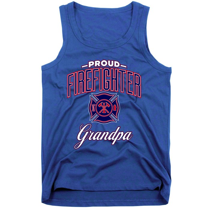 Firefighter Grandpa Gift Tank Top