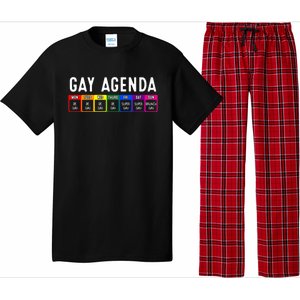 Funny Gay Gift Lgbt Pride Feminist Agenda Homo Great Gift Pajama Set