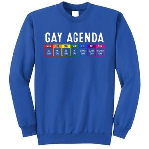 Funny Gay Gift Lgbt Pride Feminist Agenda Homo Great Gift Sweatshirt