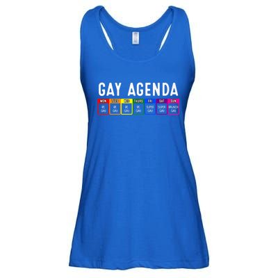 Funny Gay Gift Lgbt Pride Feminist Agenda Homo Great Gift Ladies Essential Flowy Tank